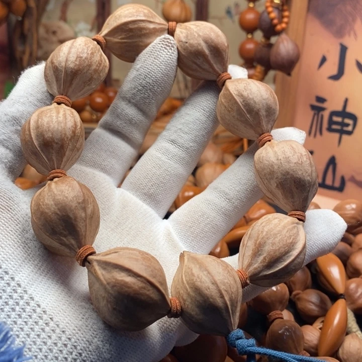 橄榄核手串/手链2.4原皮四花