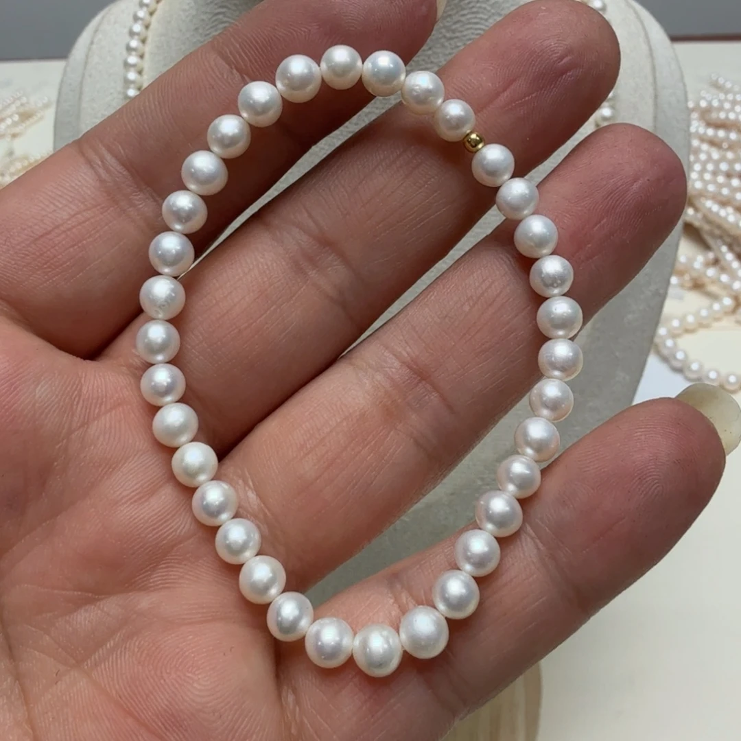 颈饰淡水珍珠合金10006