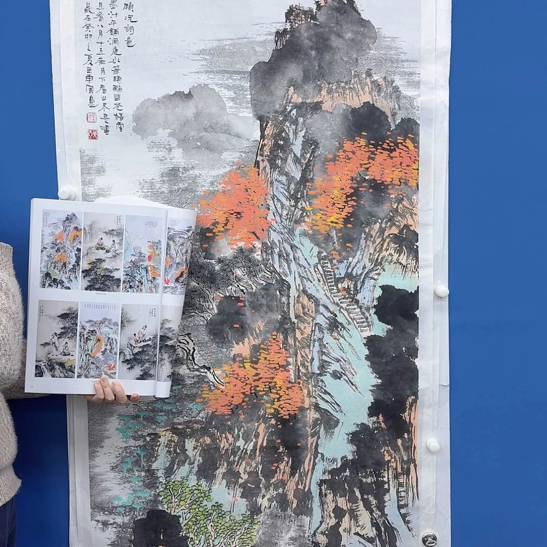 国画多次参加国内外大型