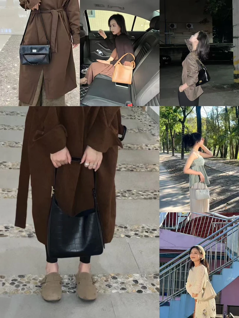 2025春季ins新款小众韩系百搭单肩斜挎女包A441- A470