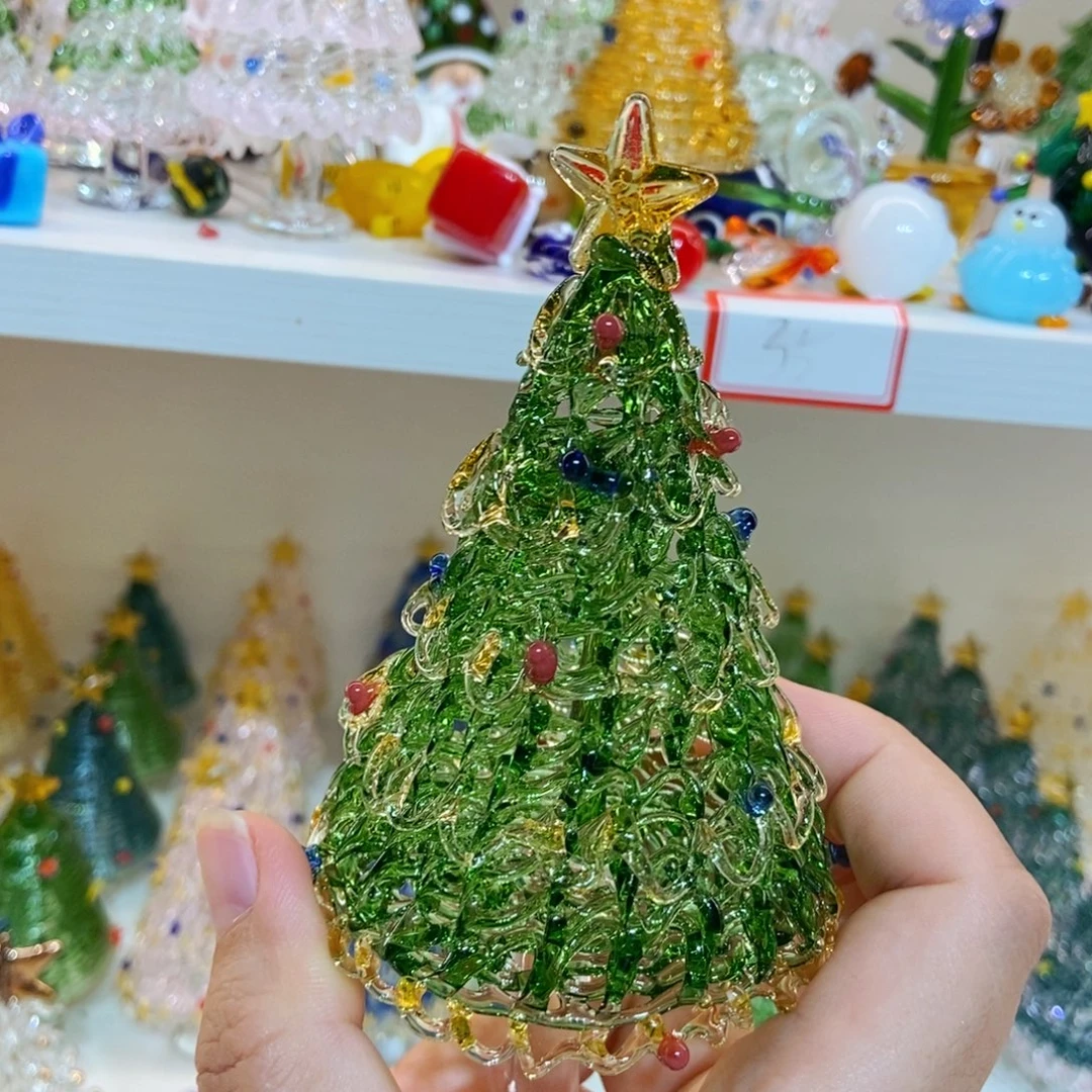 琉璃手工艺品绿金