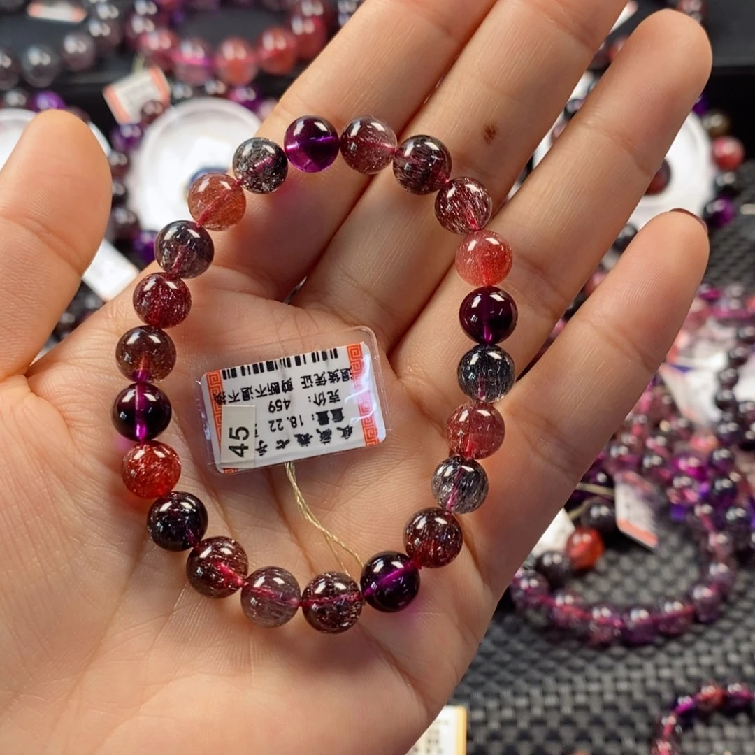 水晶手链：155124未镶嵌微*