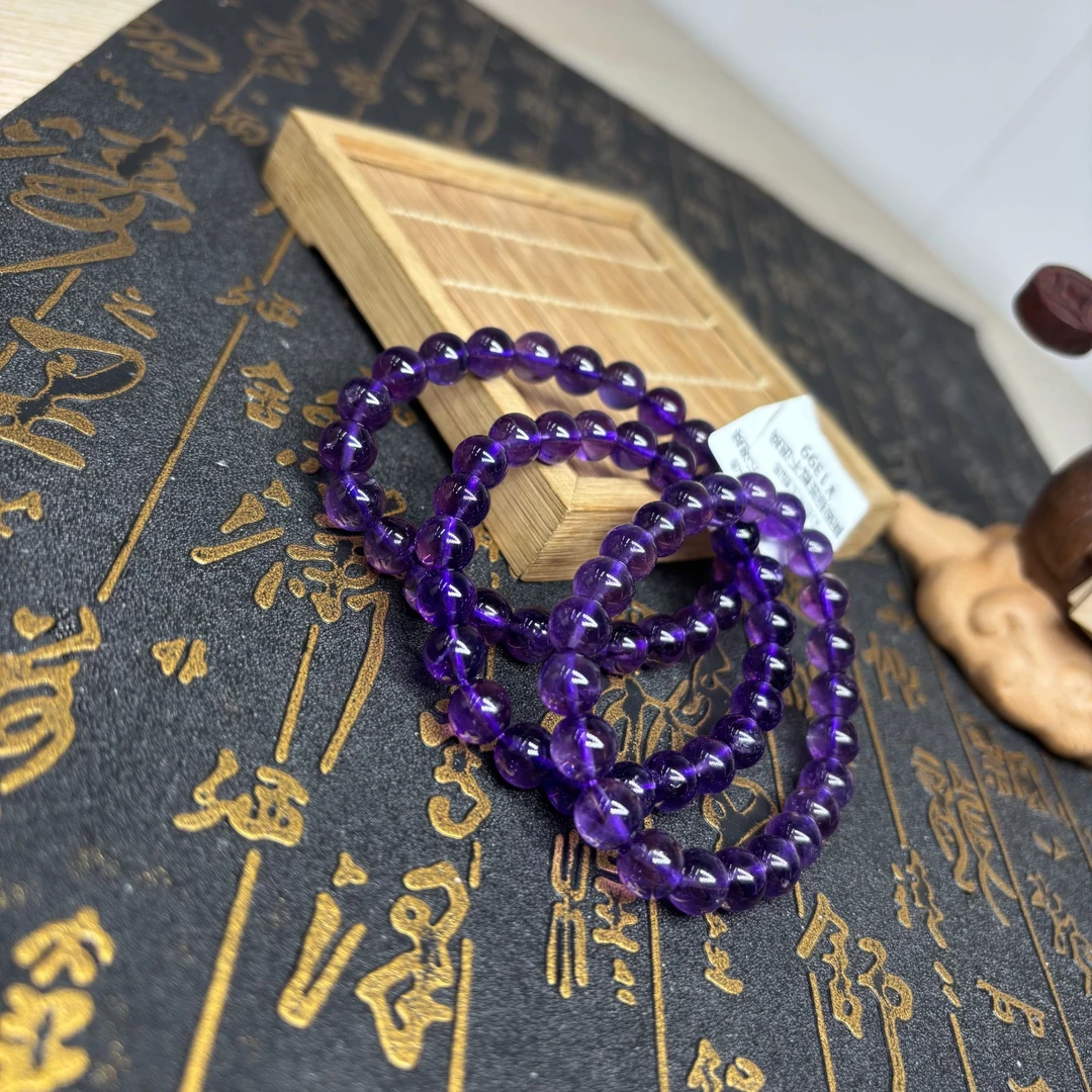 【奶爸珠宝】718 紫水晶手串多样性发其一