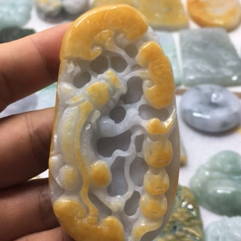 颈饰未镶嵌翡翠挂件吊坠