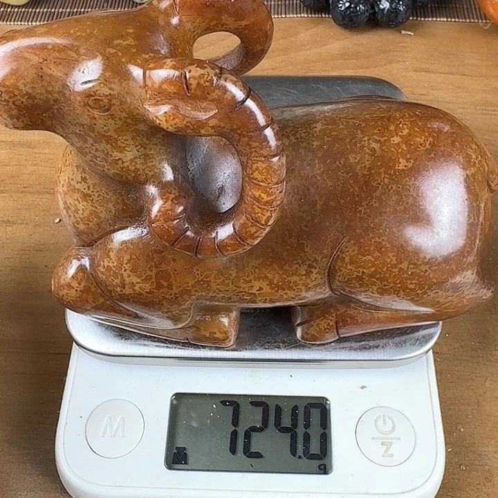 和田玉挂件未镶嵌恭**喜