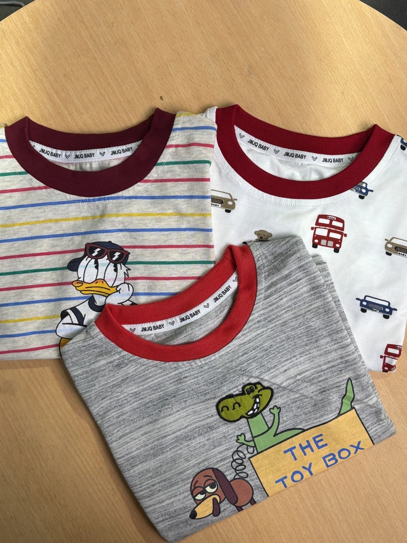 【D02】【YM福袋3件装】25年新款设计师原创设计搭配儿童短袖组合