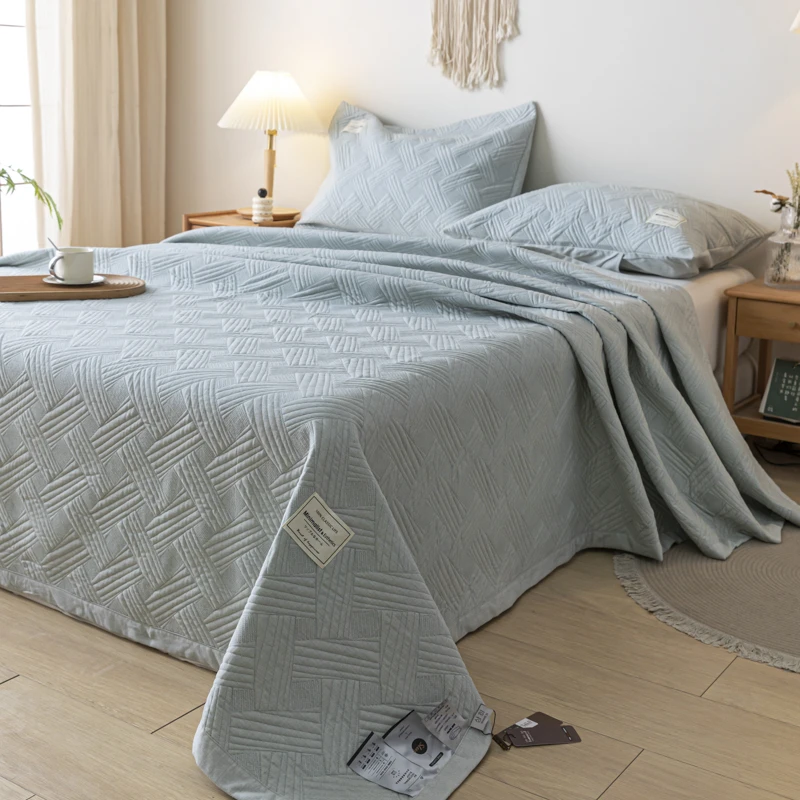 外贸仓播【全棉三件套】舒适亲肤全棉磨毛夹棉三件套