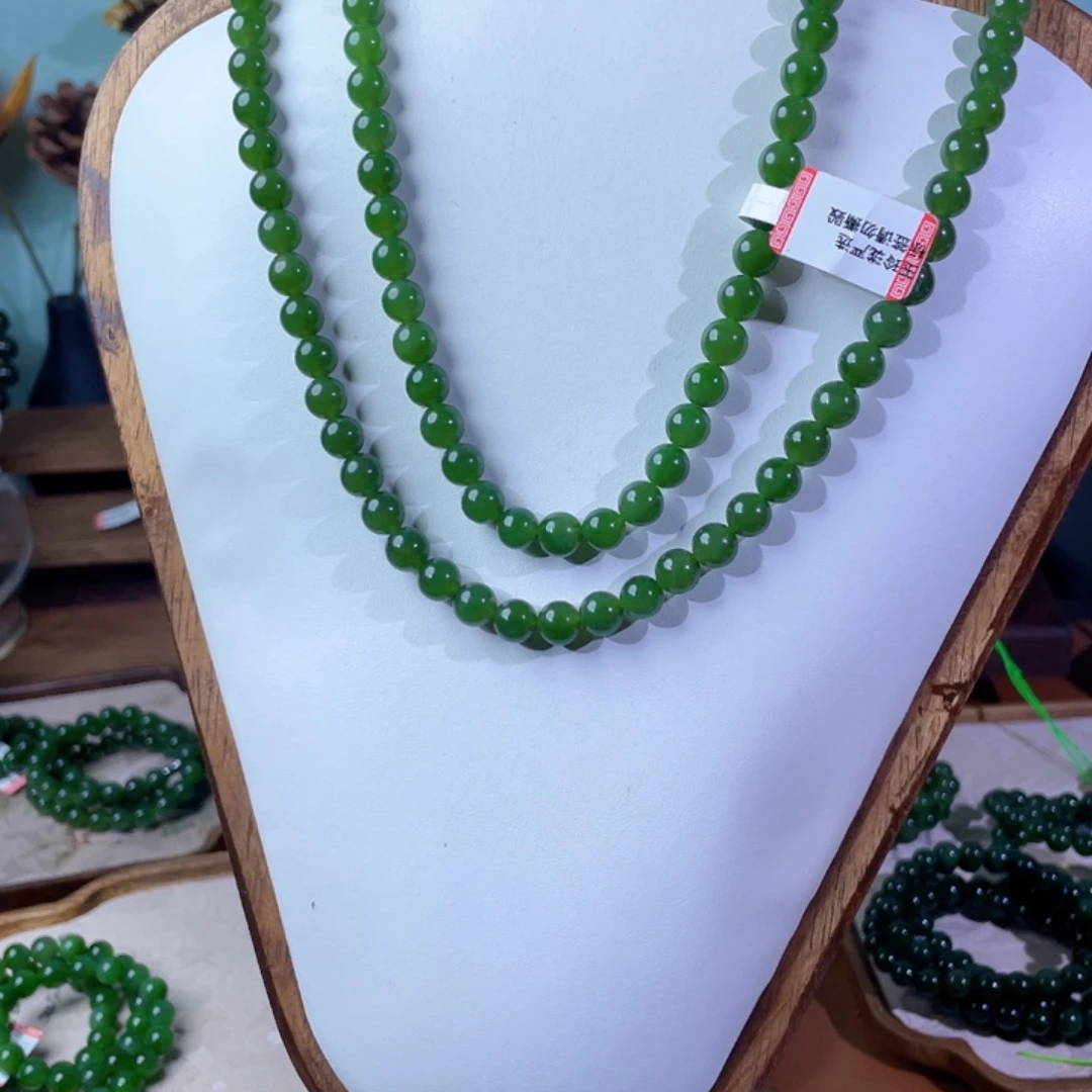 和田玉（碧玉）未镶嵌颈饰8