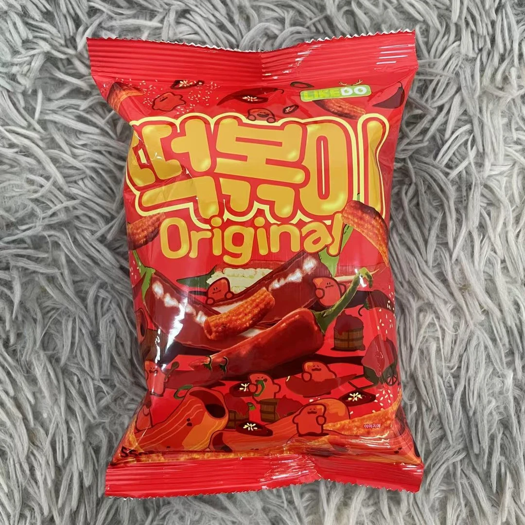 韩国进口韩国进口涞可年糕条（香辣味）55g
