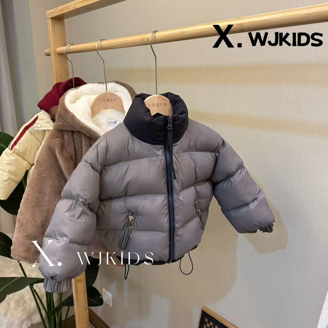 2024年儿童新款洋气童装儿童加棉外套潮流冬装时尚外套