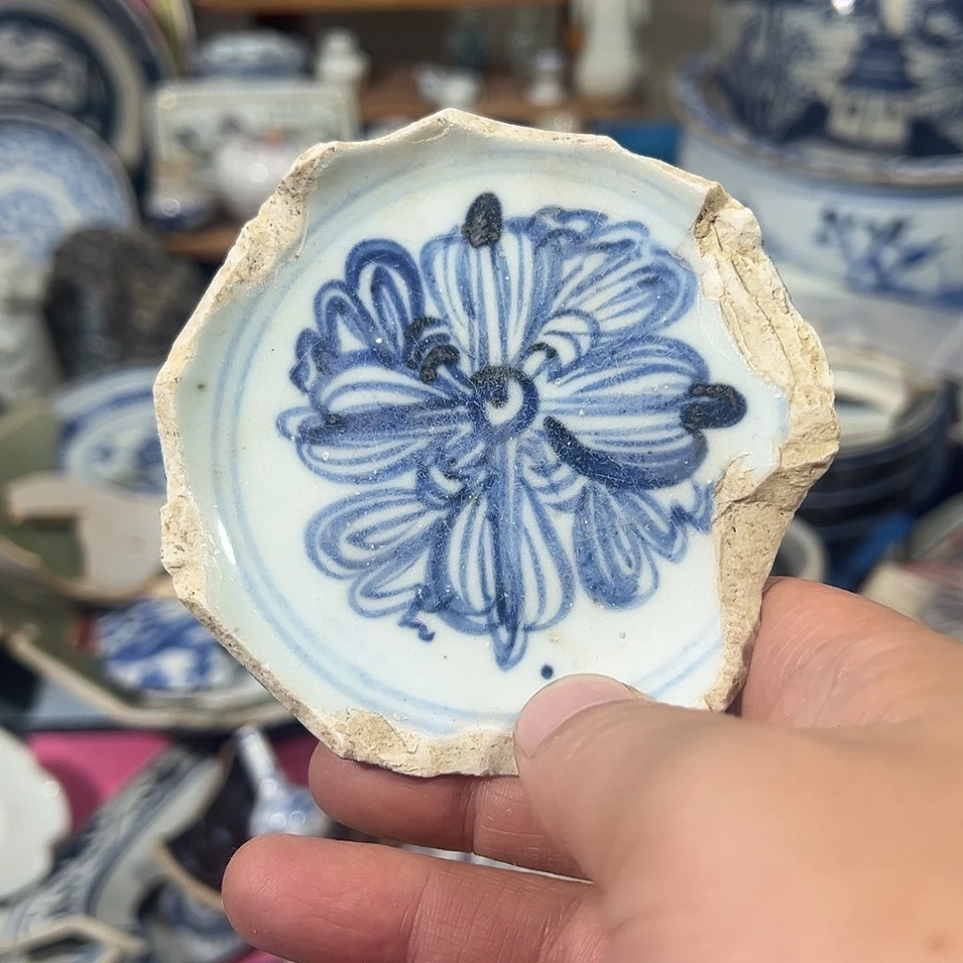 摆件陶瓷片标本，全场包邮