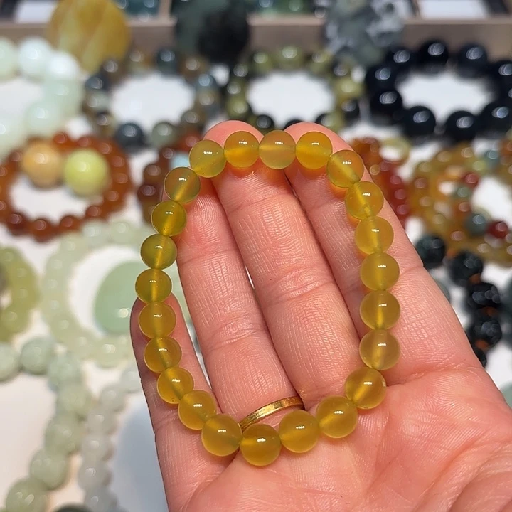 蛇纹石玉未镶嵌手串