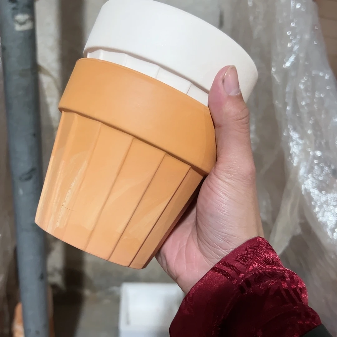 【闪购商品】红陶卡布奇诺风琴12口11高2个奶油