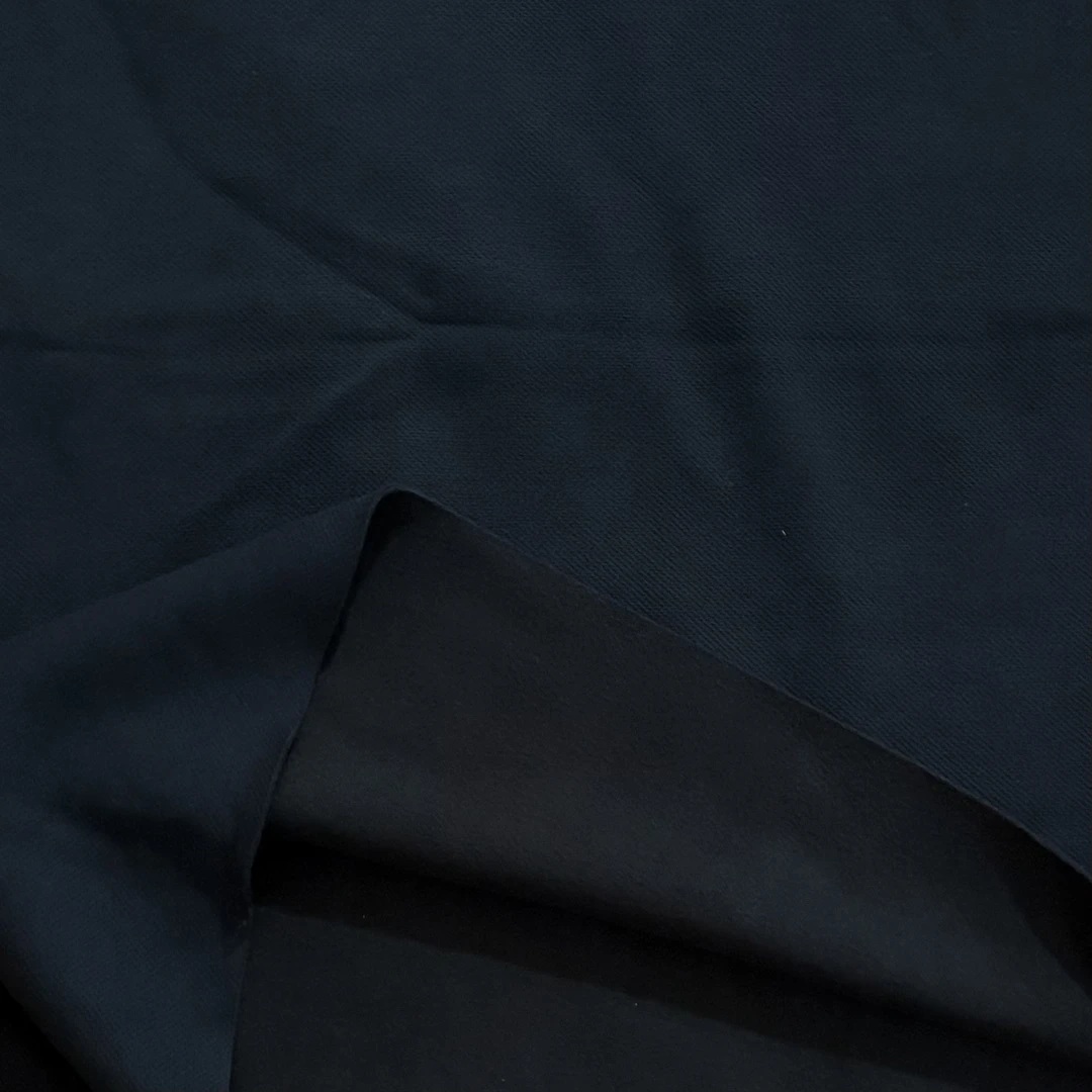 黑色棉面加绒面料两米（C1）