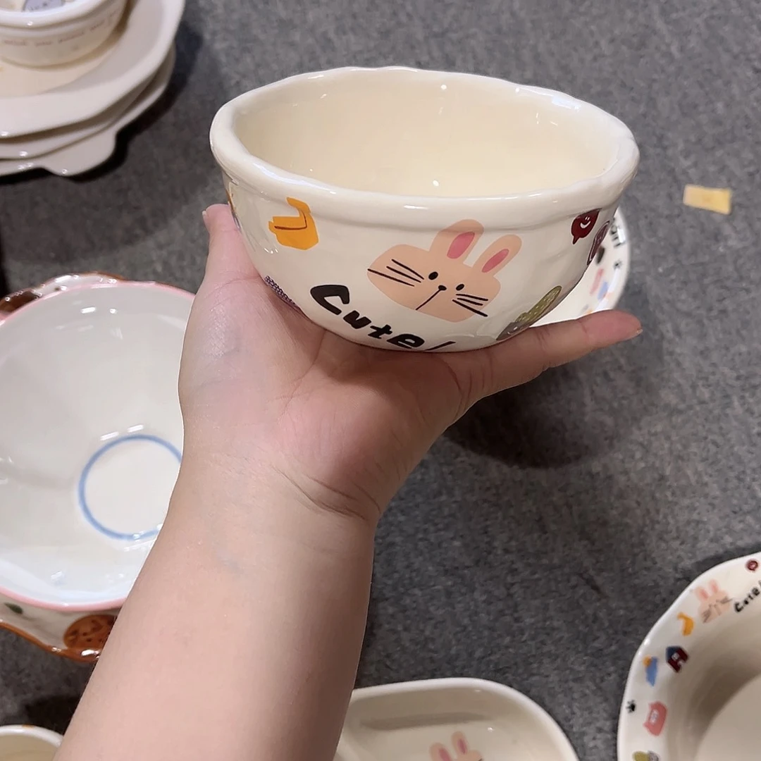 月亮小狗5寸米饭碗