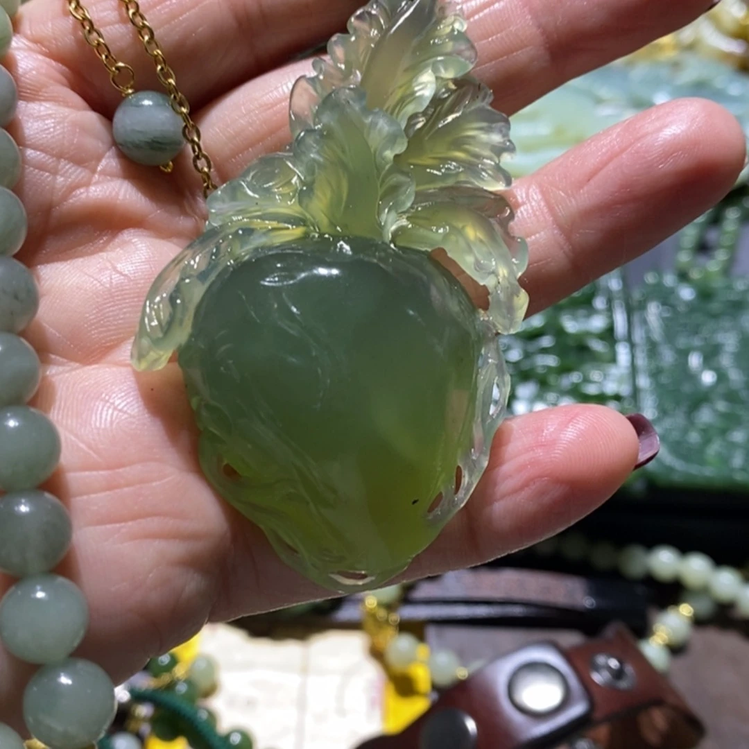 【闪购商品】岫玉毛衣链未镶嵌