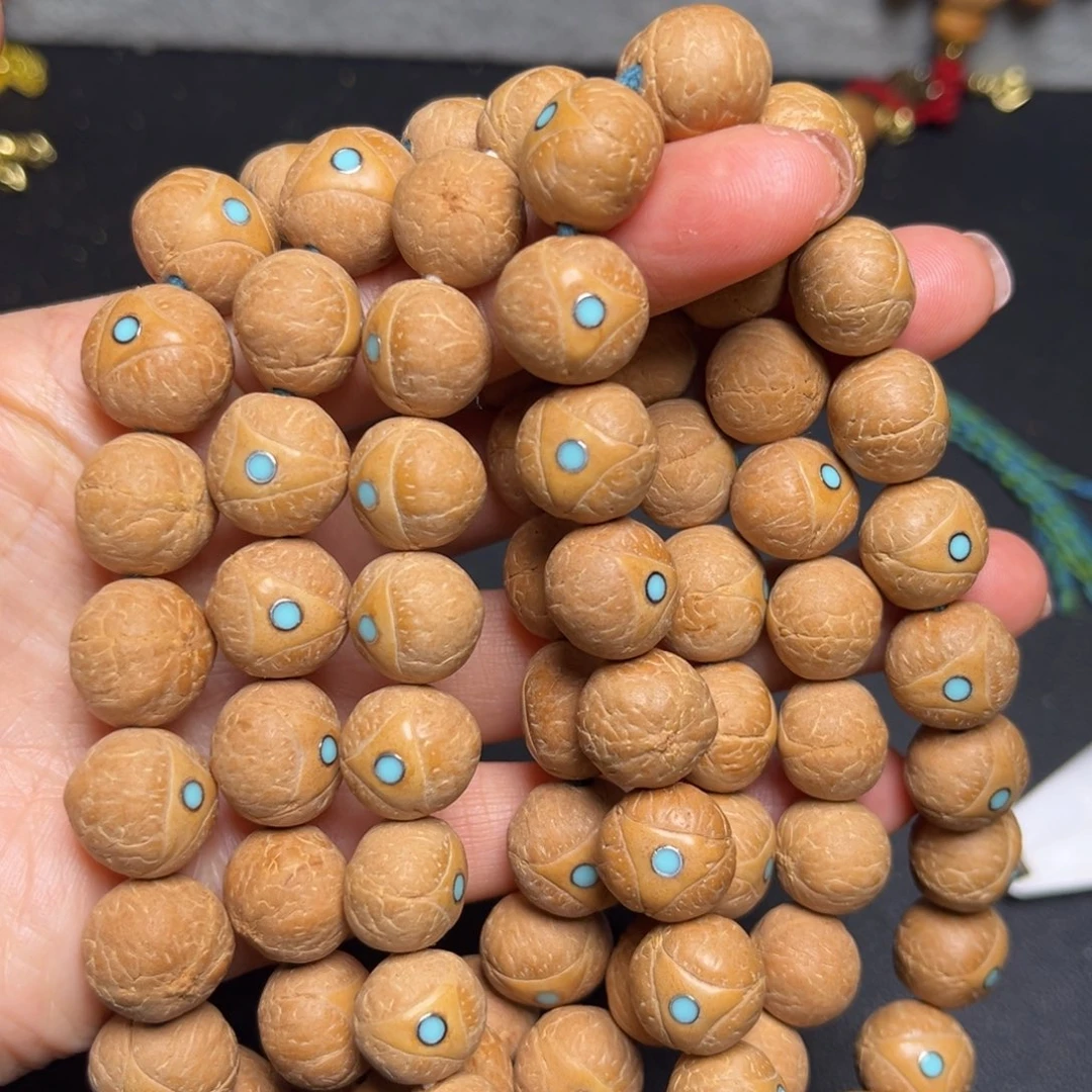 凤眼菩提吊坠13+mm-14+mm精品玉化皮龙眼松丁手串