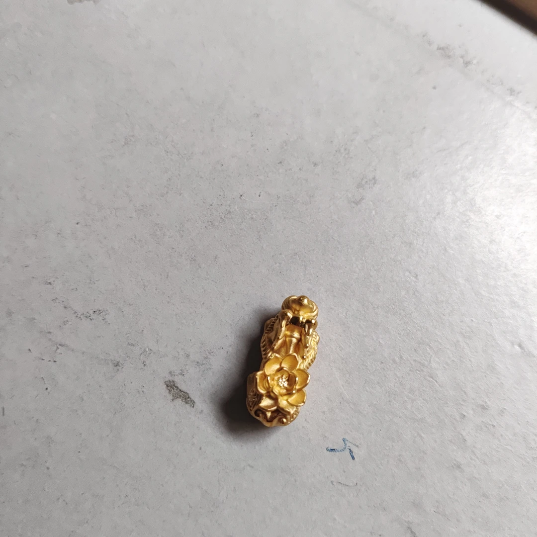 金元宝足金999貔貅珠子首饰