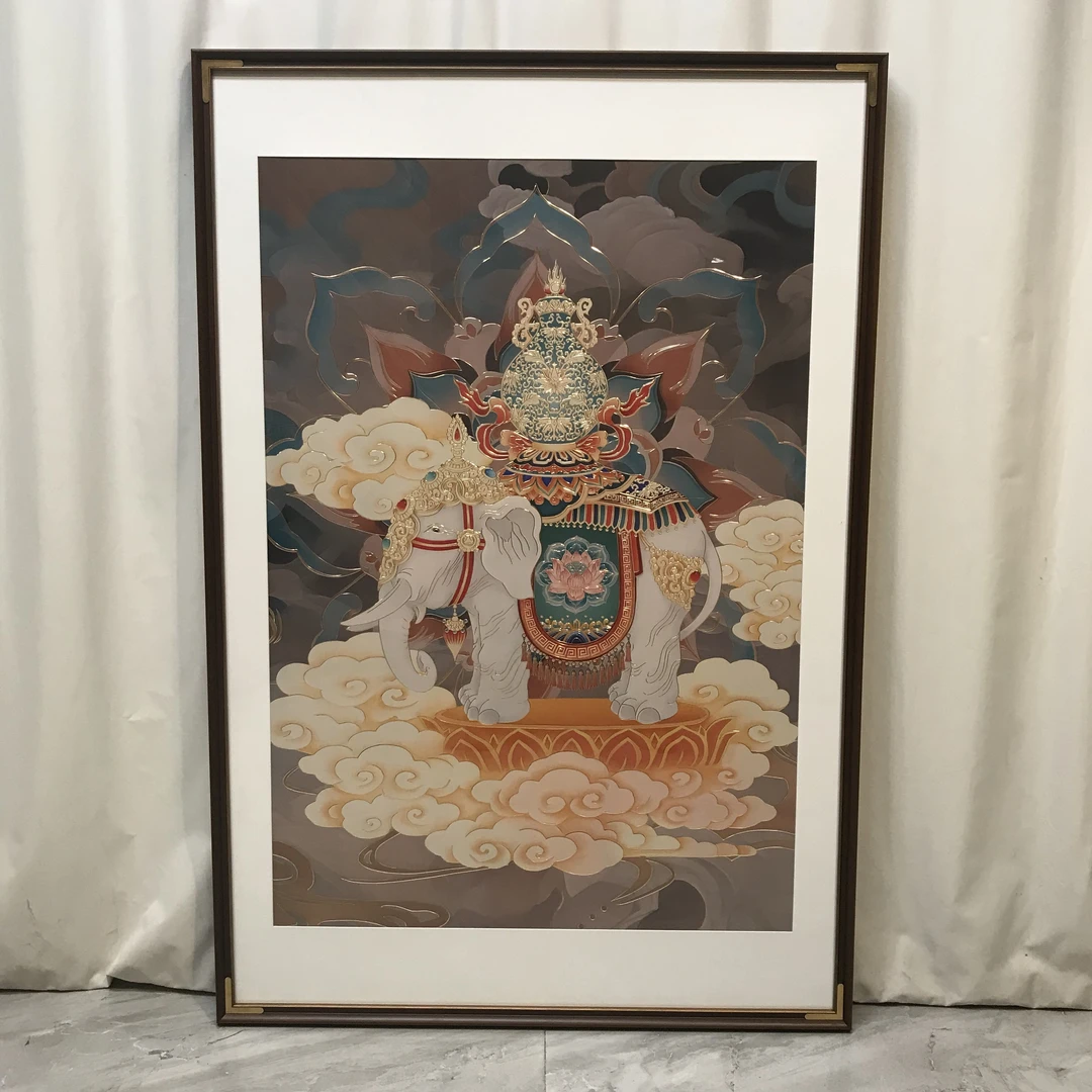 BORCH/博瑞奇太平吉象挂画空间装饰摆件(09473)