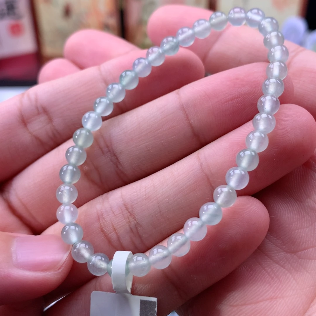 翡翠未镶嵌手链卡5