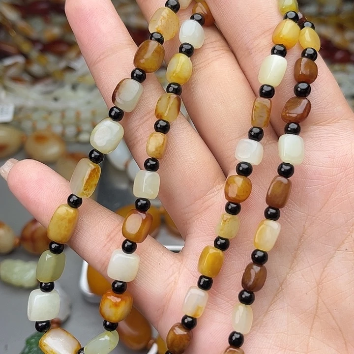 和田玉（糖玉）未镶嵌手链