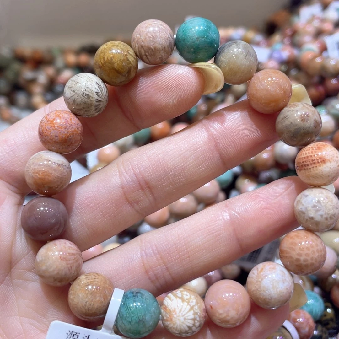 未镶嵌手链硅化珊瑚（珊瑚玉）164