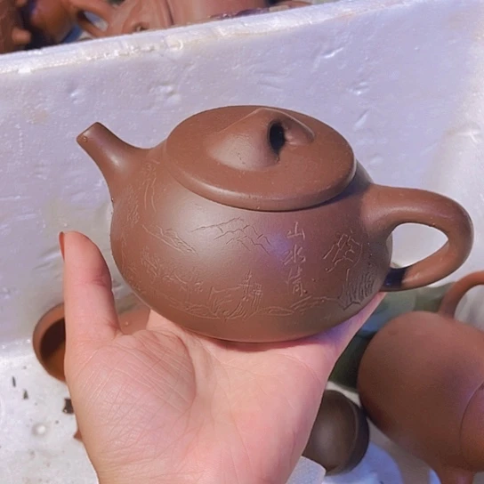 茶壶紫砂全手工制作宜兴紫砂壶