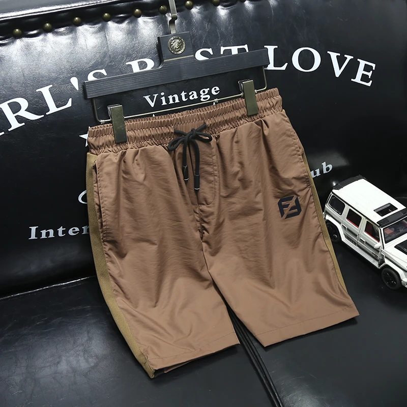 约文库费高端时尚春夏季男士短裤轻薄速干休闲五分舒适透气沙滩裤