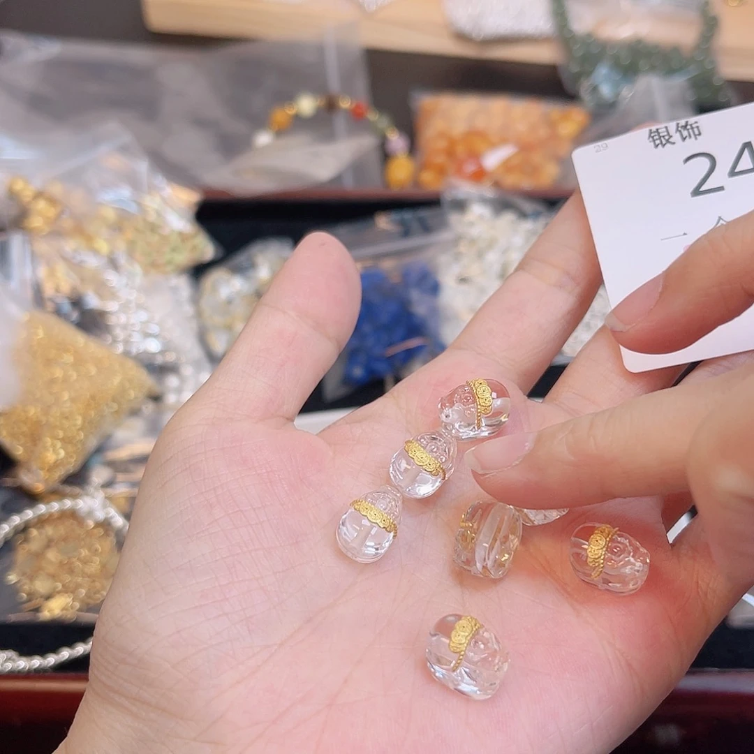 水晶珠宝半成品未镶嵌24 。