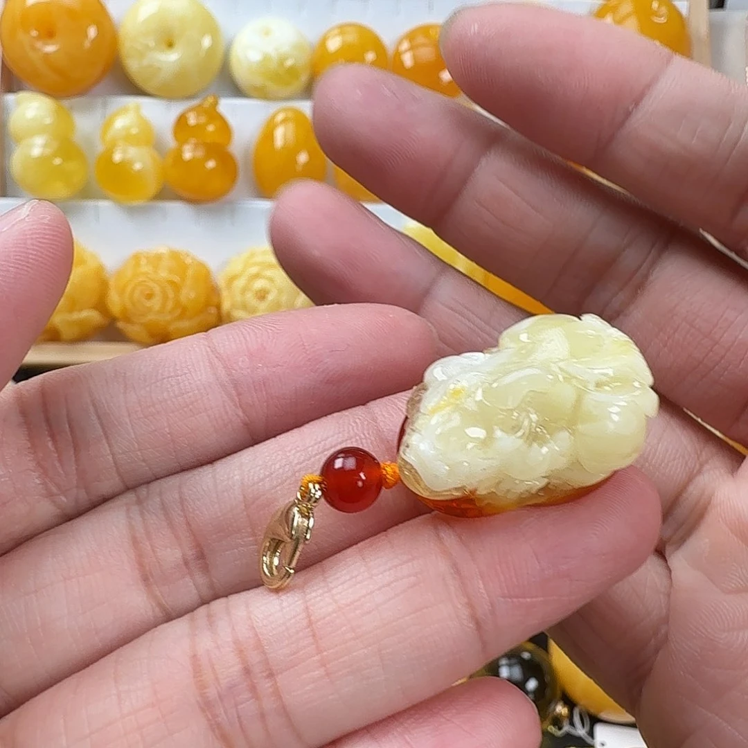 未镶嵌颈饰蜜蜡蜜蜡