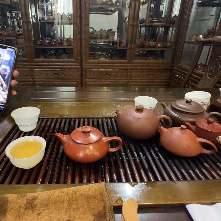 紫砂茶壶勤*纯手工制作