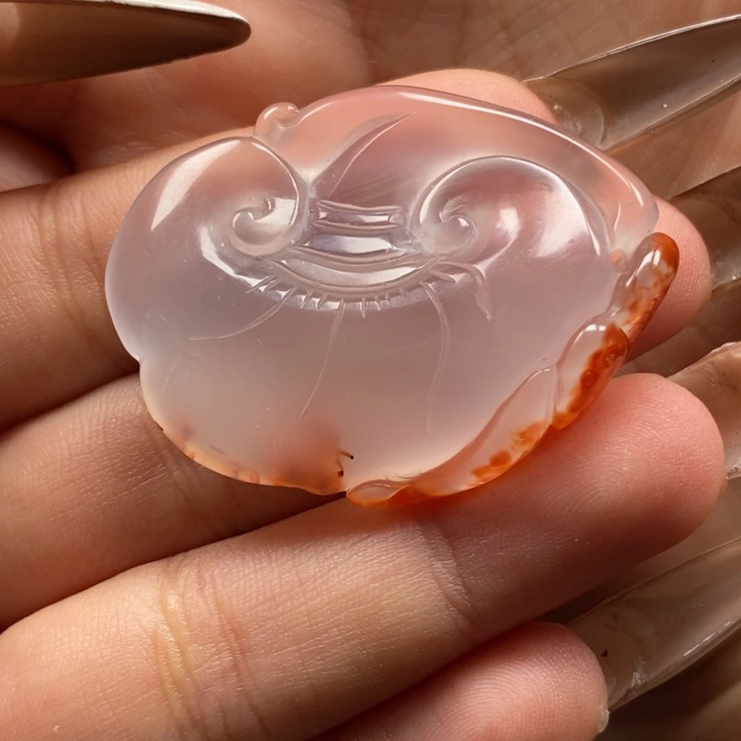 南红玛瑙未镶嵌吊坠(不含链)