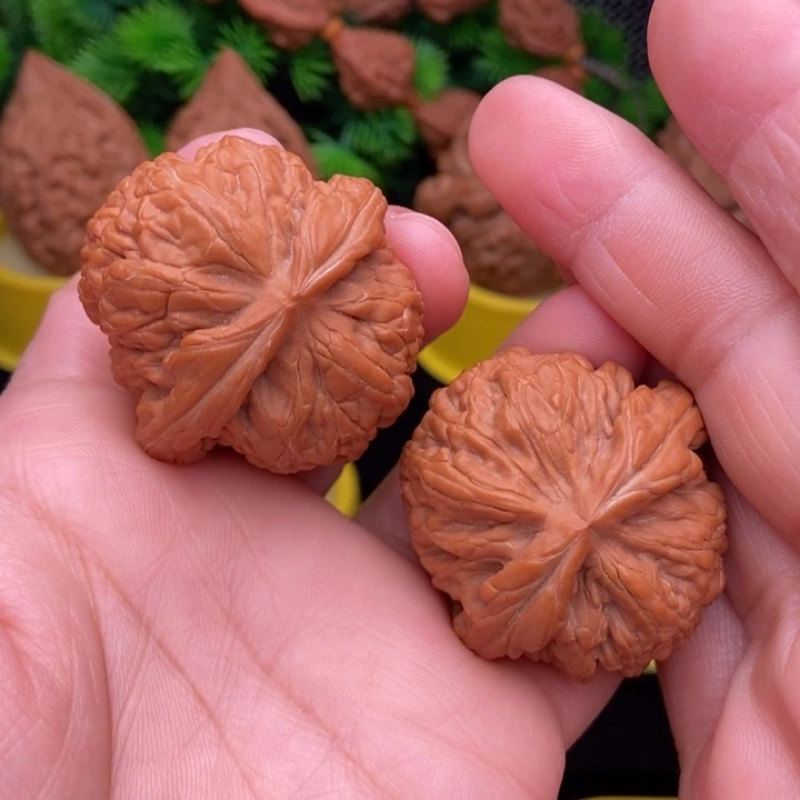 吊坠文玩核桃红锦鲤42全品