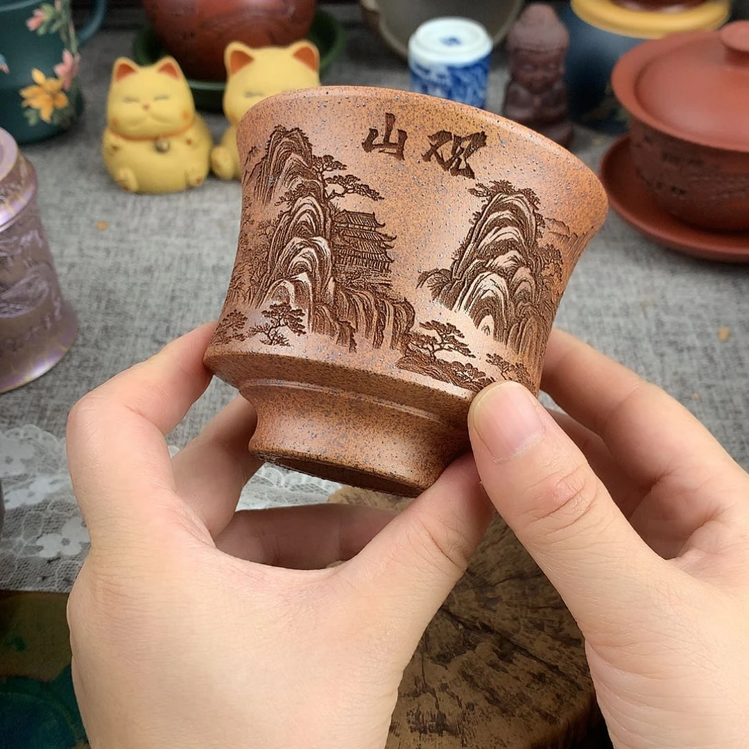 茶杯紫砂高端主人杯