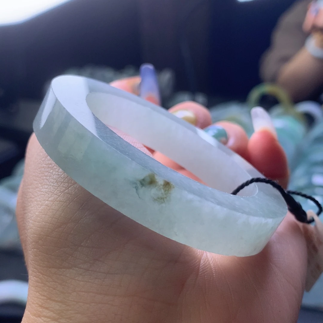 定制翡翠未镶嵌50-54小包容贵妃镯