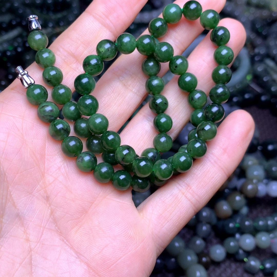 和田玉未镶嵌手串