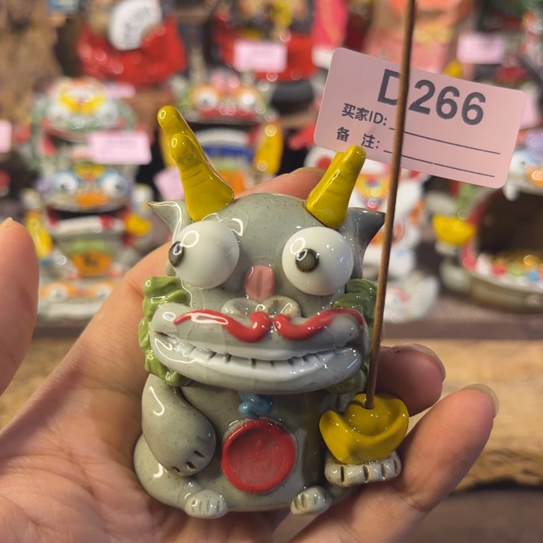 泥塑纯手工茶宠摆件