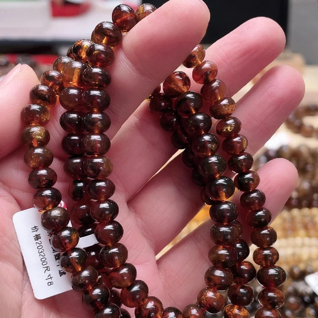 琥珀裸石未镶嵌八11125