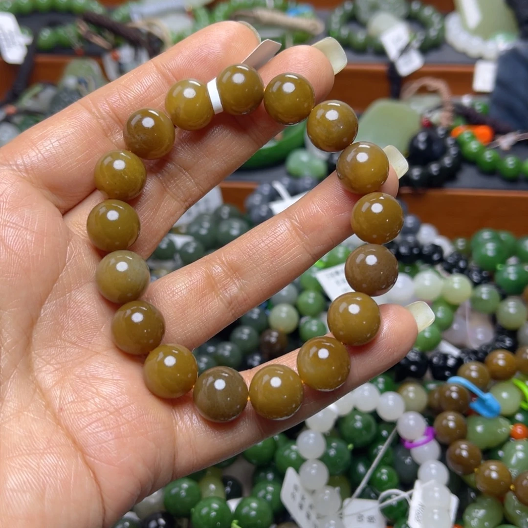 和田玉未镶嵌手链