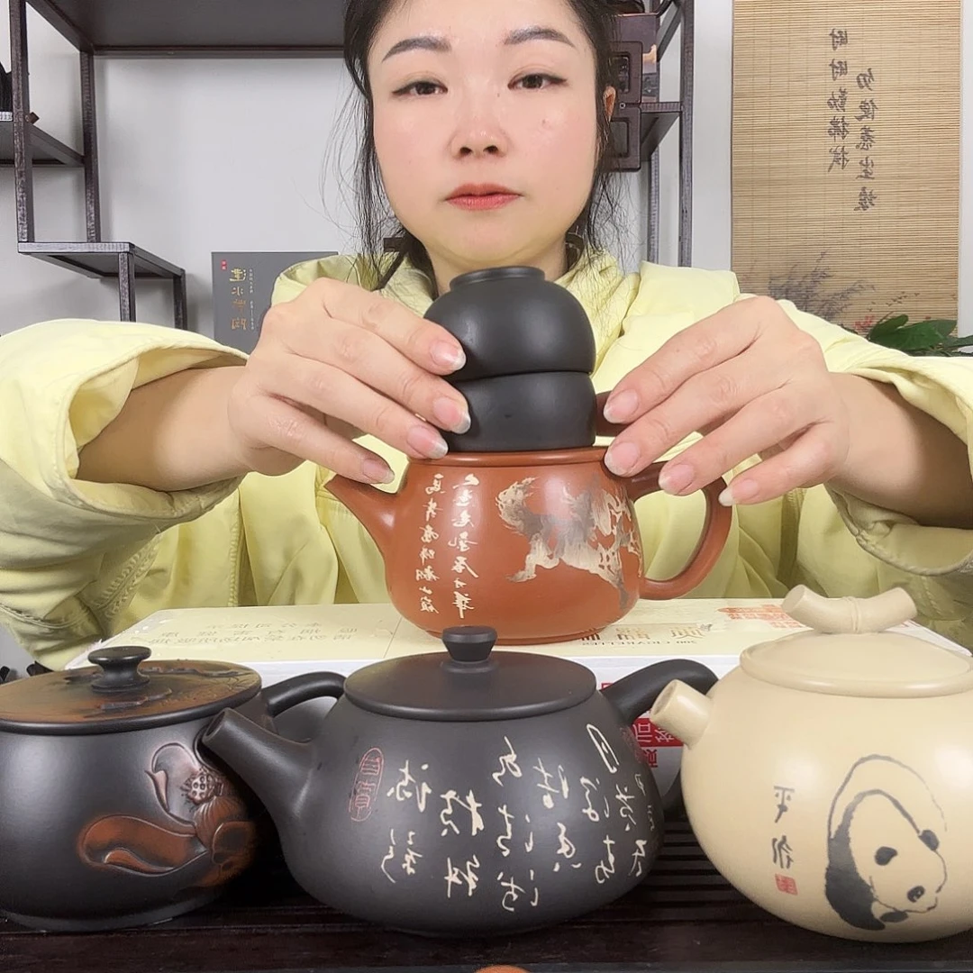 壶云南建水紫陶茶壶270Cc左右