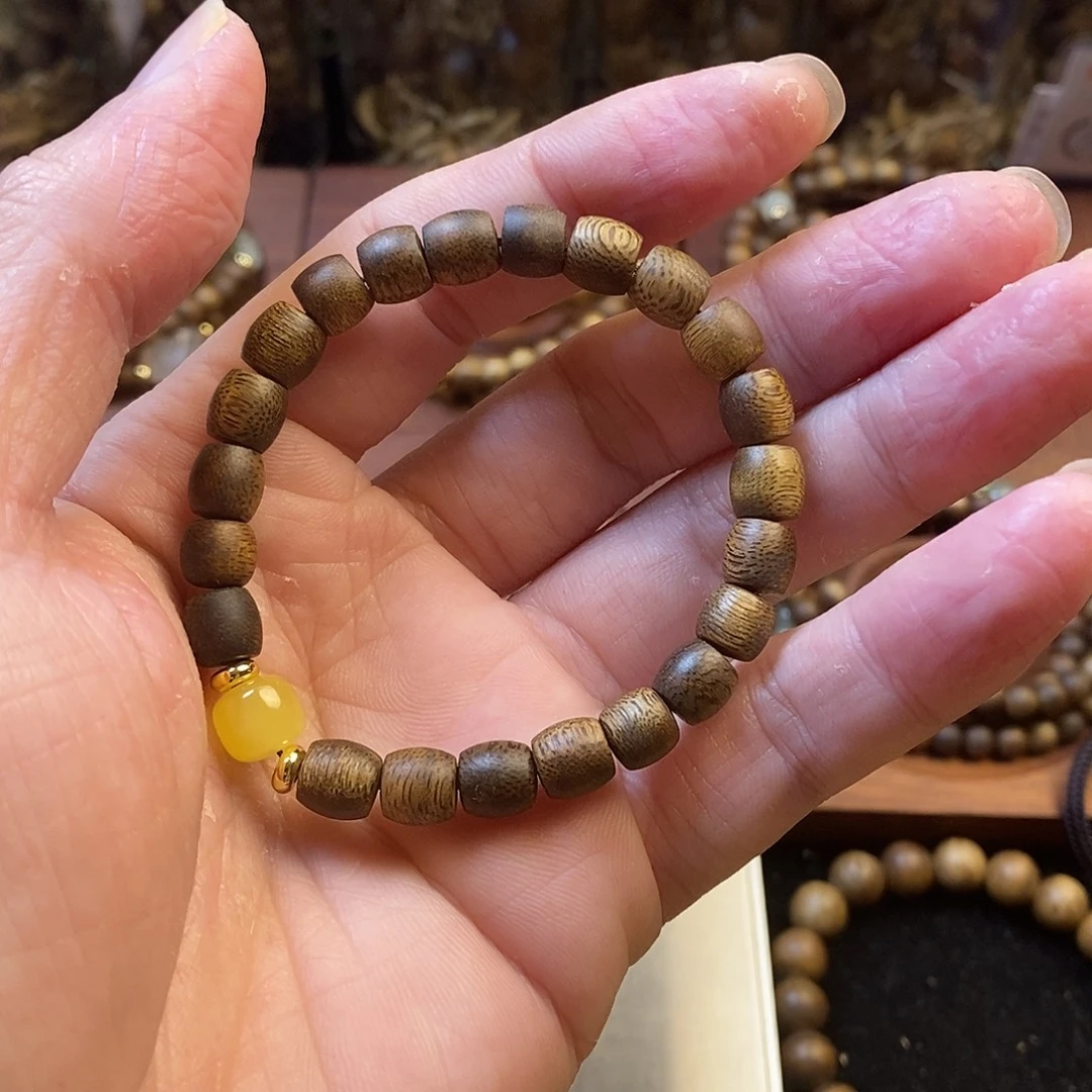 沉香手串0.7沉香手串单圈