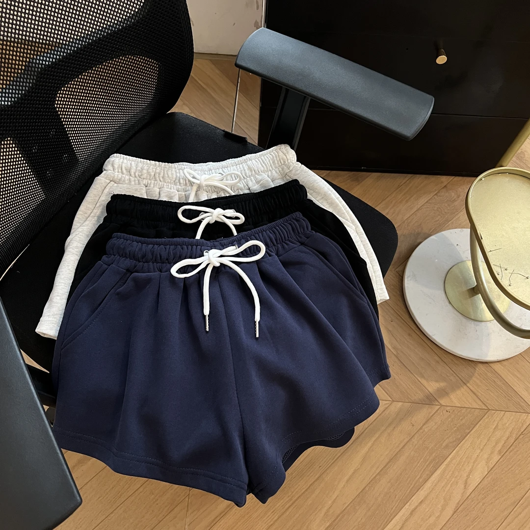【运补6-10￥】夏季新款休闲短裤女宽松百搭纯色居家辣妹热裤卫裤