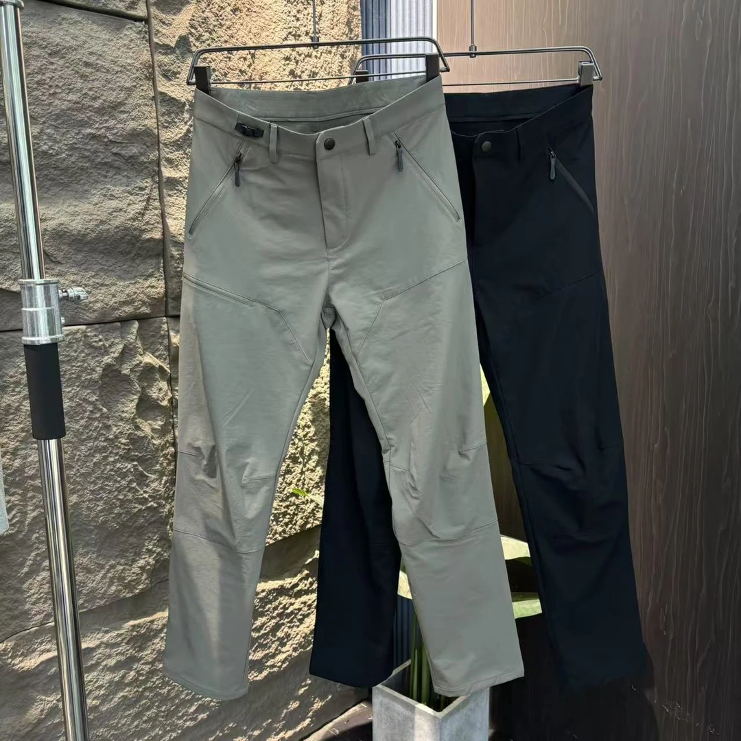 春季新款户外软壳机能裤鸟家平替速干百搭直筒耐磨高端简约休闲裤