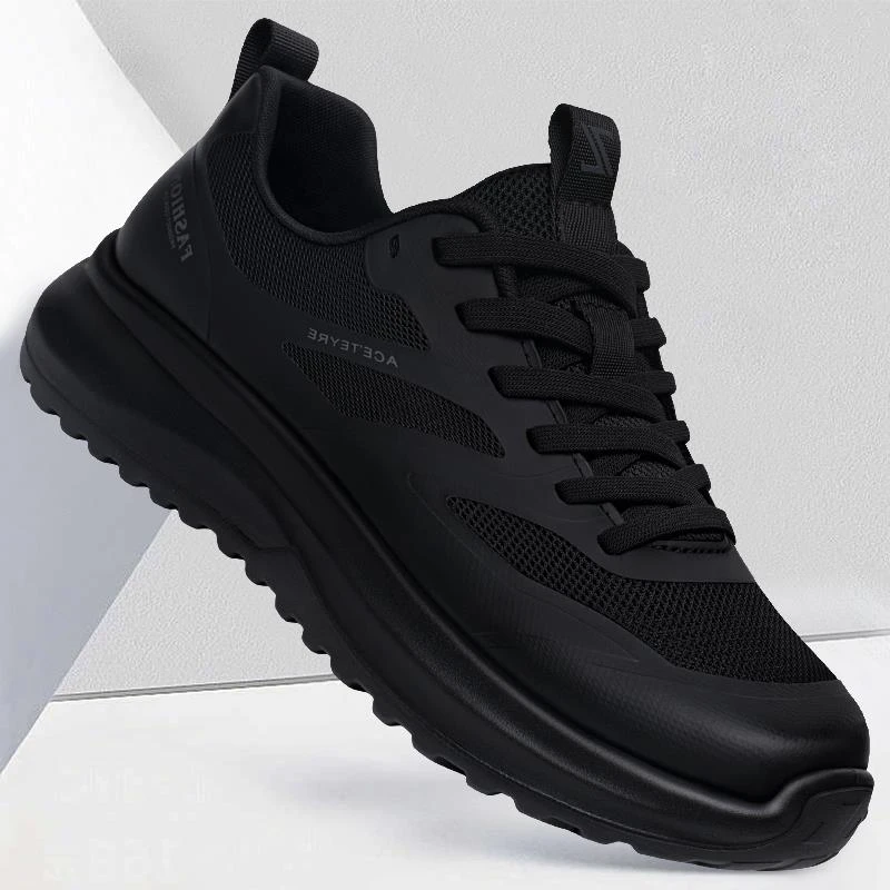 路易圣戈希网鞋男夏季透气防臭飞织百搭轻便镂空时尚休闲鞋