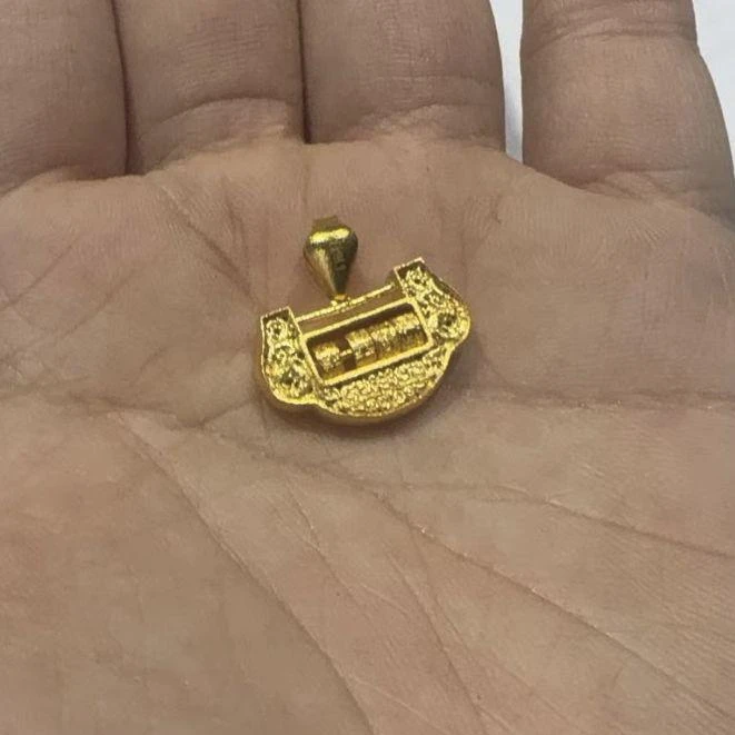 【金吊坠】祥云锁吊坠黄金5G足金999经典百搭精致灵动气质零附加