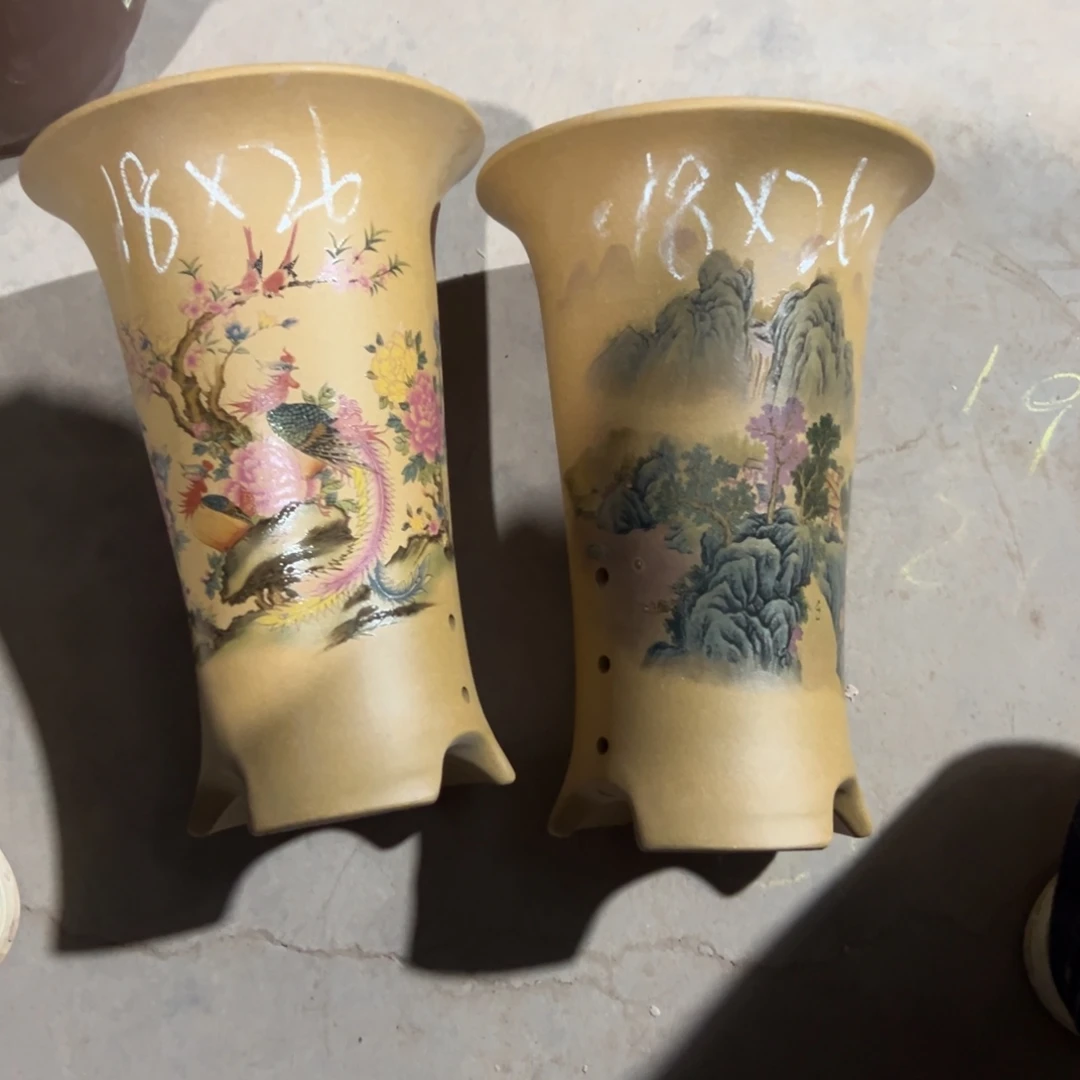 宜兴川阁紫砂花盆