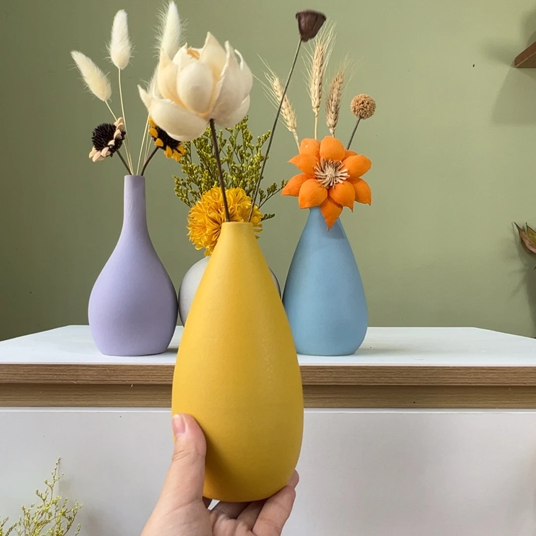 摆件花瓶带花高度20-30厘米左右