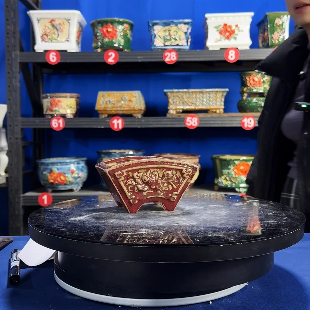 7627石湾微瑕窑变随机外口长14内深6