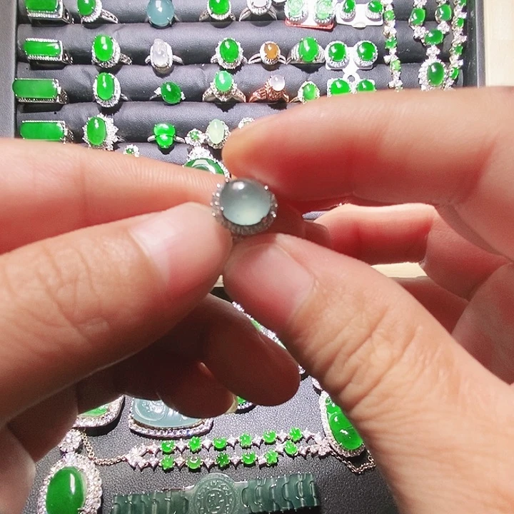 未镶嵌戒指翡翠6