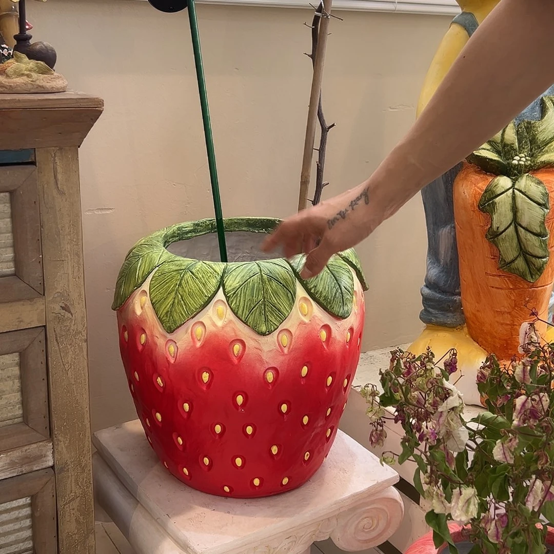 花园摆件红红火火